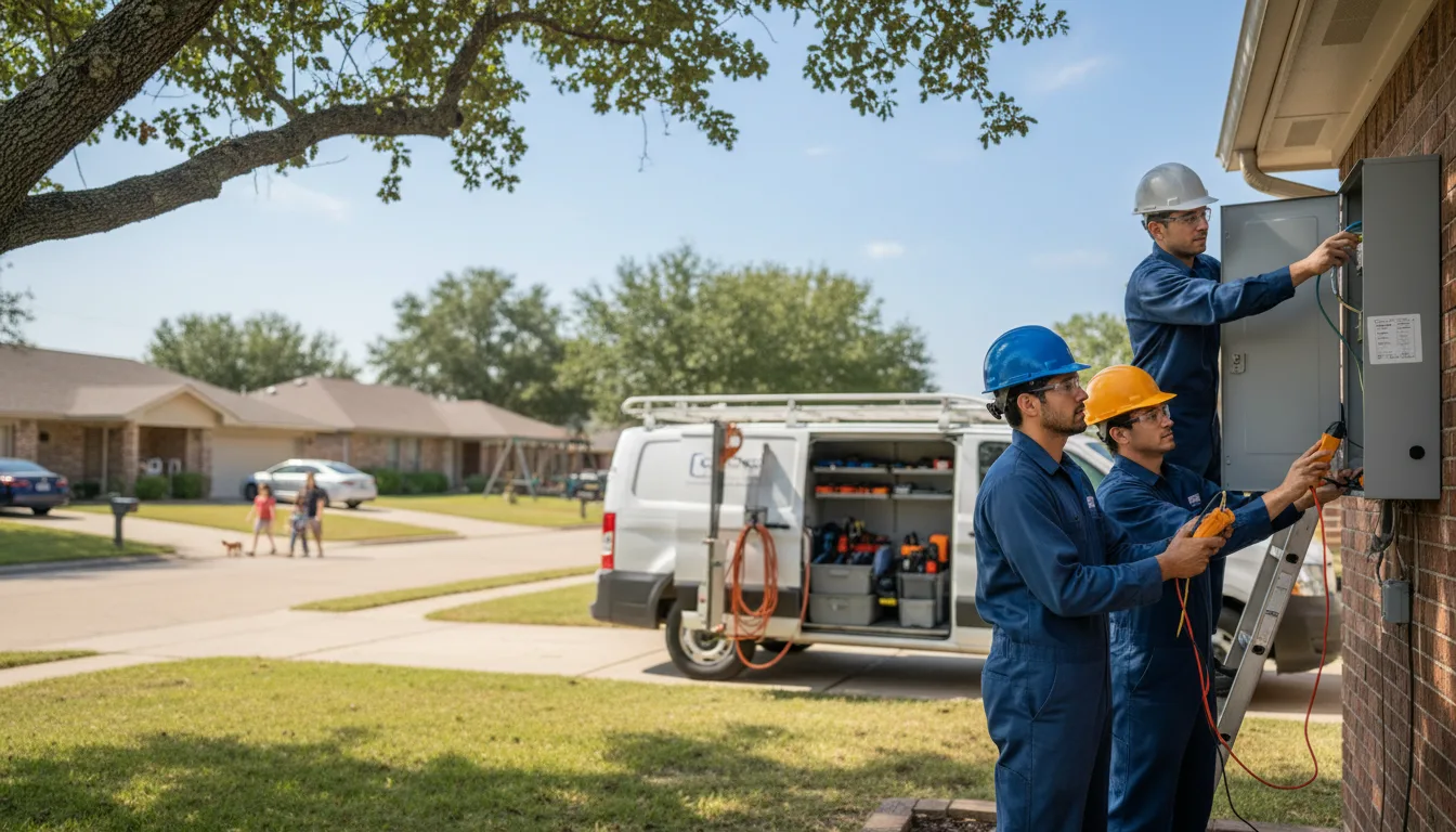 Certified electrician providing emergency electrical services in Arco, MN